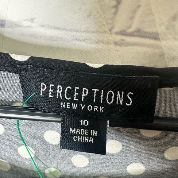 Perceptions size 10 black & white dress - Picture 7 of 7